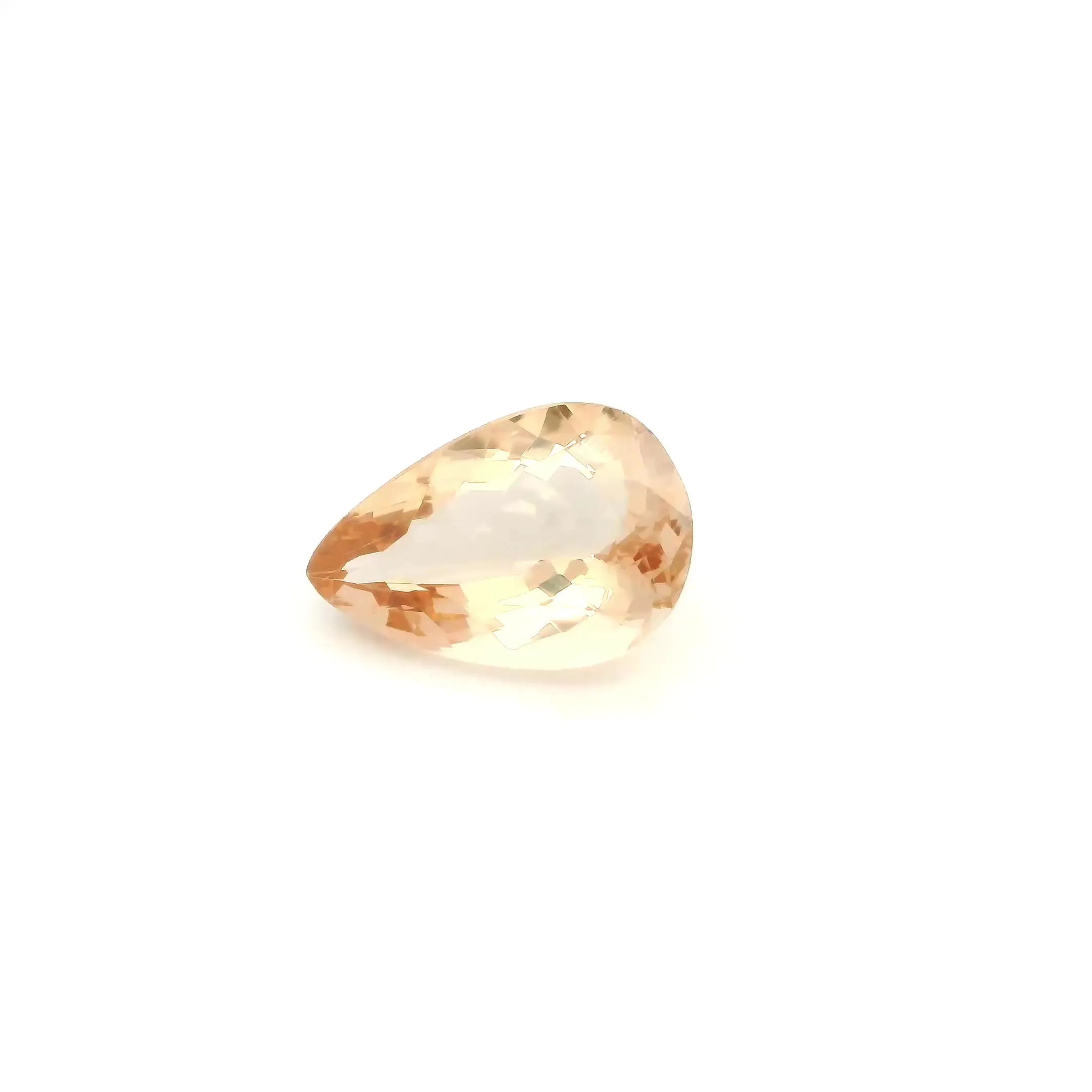 2.35ct Pear Natural Morganite (Colour Pink, Clarity Eye Clean, Cut Faceted)