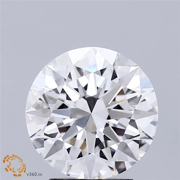 2.50ct Round Natural Diamond (Colour F, Clarity VVS2, Cut EX, GIA Certified)