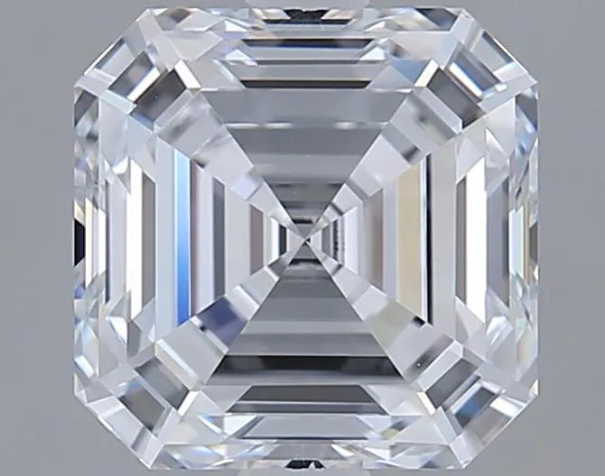 2.54ct Asscher Lab Grown Diamond (Colour F, Clarity VVS2, IGI Certified)