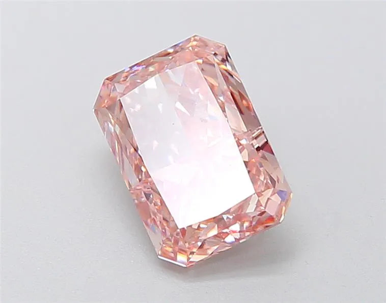 2.20ct Radiant Lab Grown Diamond (Colour Fancy Intense Brownish Pink, Clarity VS1, IGI Certified)