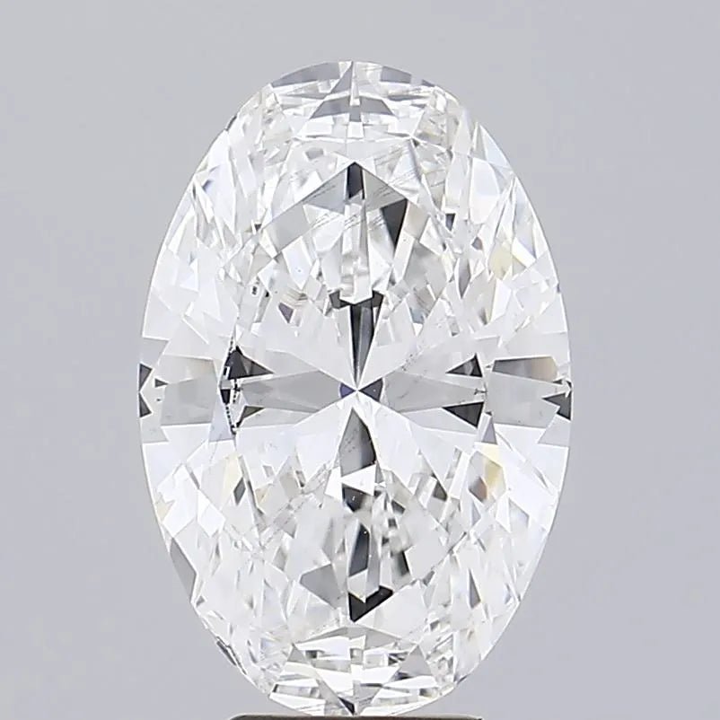 5.52ct Oval Lab Grown Diamond (Colour G, Clarity VS2, IGI) - Lisa Robin