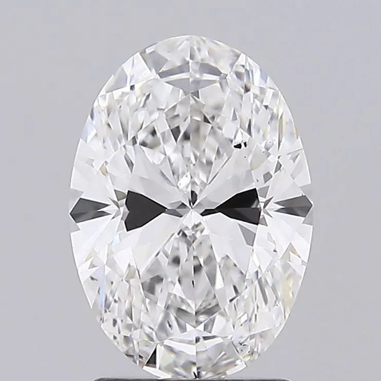 2.10ct Oval Lab Grown Diamond (Colour F, Clarity VS2, IGI) - Lisa Robin