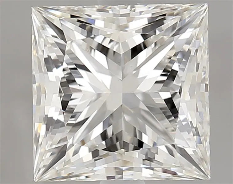 3.00ct Princess Lab Grown Diamond (Colour G, Clarity VVS2, Cut EX, IGI Certified)