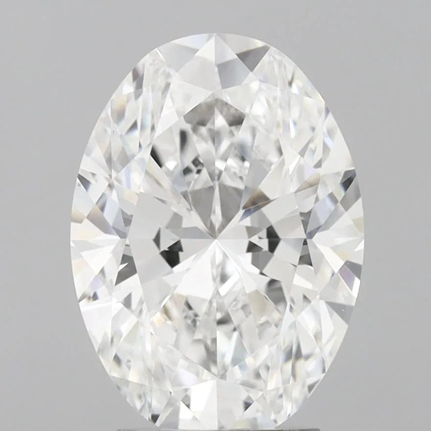3.52ct Oval Lab Grown Diamond (Colour E, Clarity VVS1, IGI Certified)