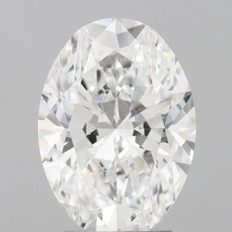 3.52ct Oval Lab Grown Diamond (Colour E, Clarity VVS1, IGI Certified)