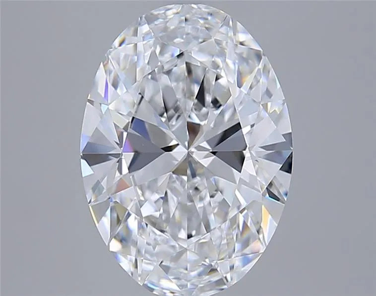 3.55ct Oval Lab Grown Diamond (Colour E, Clarity VVS1, IGI Certified)