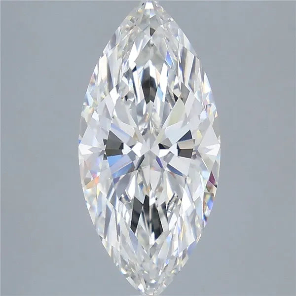 3.58ct Marquise Lab Grown Diamond (Colour F, Clarity VVS2, IGI Certified)
