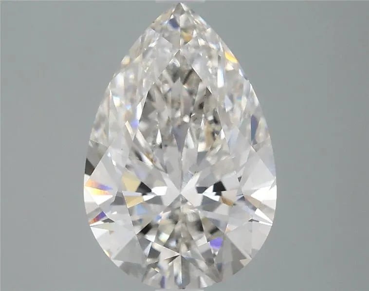 3.12ct Pear Lab Grown Diamond (Colour G, Clarity VS2, IGI) - Lisa Robin