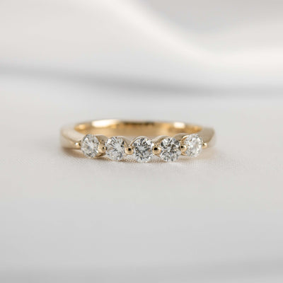 The Teagan Five Stone Diamond Wedding Ring