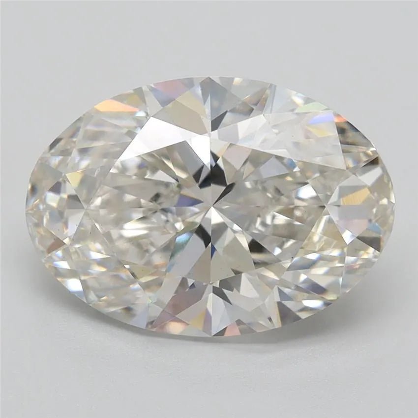 3.02ct Oval Lab Grown Diamond (Colour F, Clarity VS1, IGI) - Lisa Robin