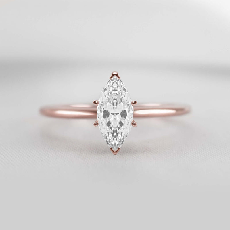 Shown in 1.0 Carat * The Allison Solitaire Engagement Ring | Lisa Robin