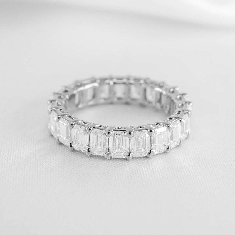 The Aniston Emerald Cut Diamond Eternity Band