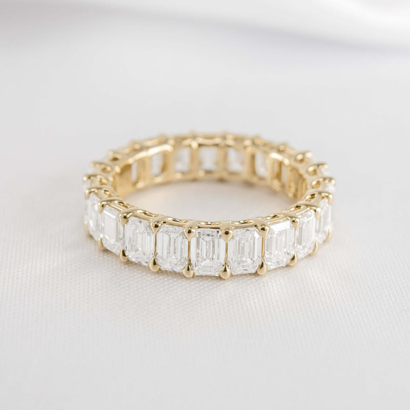 The Aniston Emerald Cut Diamond Eternity Band