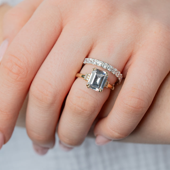 The Aston Art Deco Diamond Engagement Ring