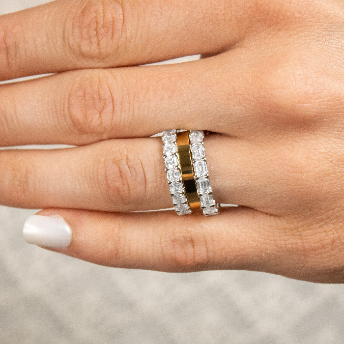 The Sutton Oval Diamond Eternity Ring