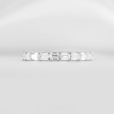The Avery east west diamond eternity band | Lisa Robin#color_14k-white-gold