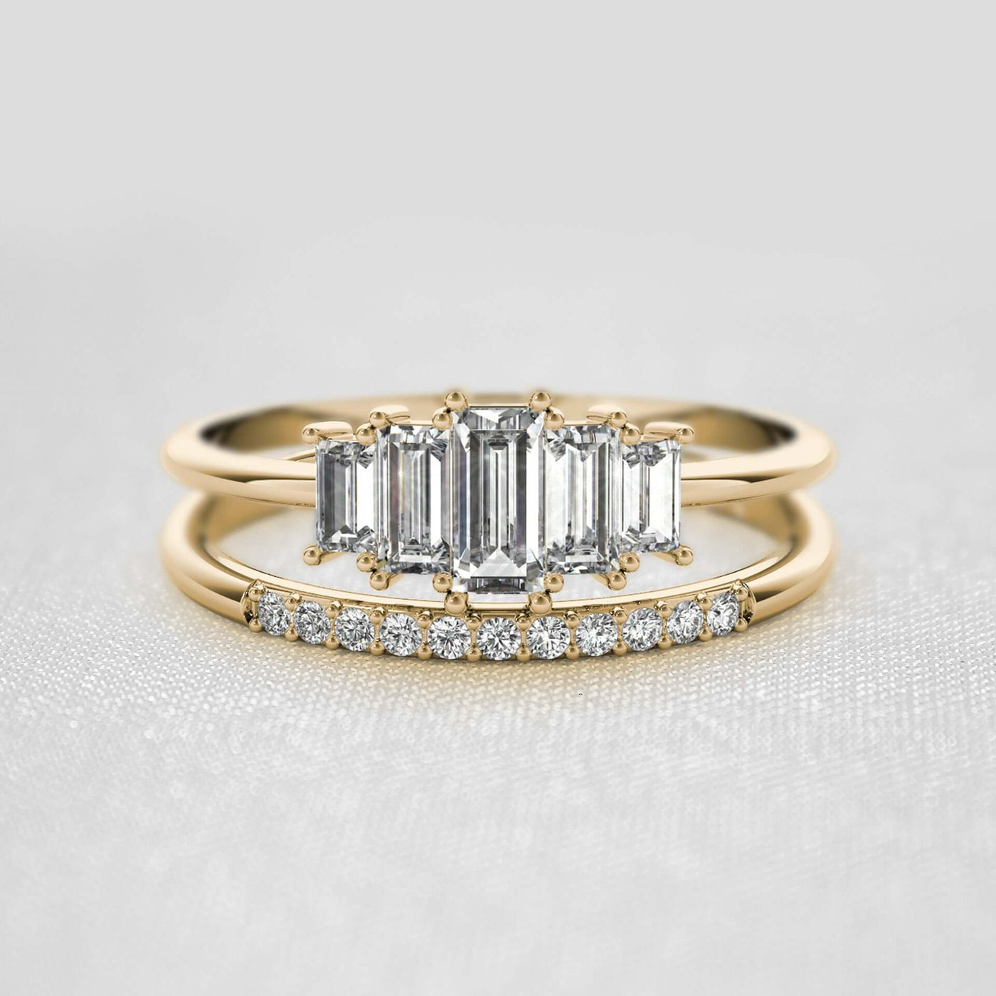 Bellamy Art Deco Inspired Engagement Ring | Lisa Robin