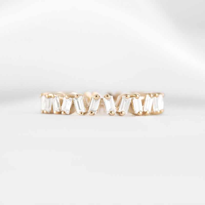 The Blaine Baguette Diamond Eternity Ring | Lisa Robin
