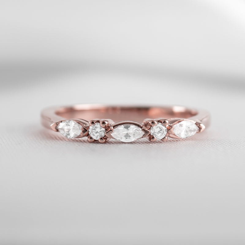 The Blake Marquise Diamond Ring - Lisa Robin