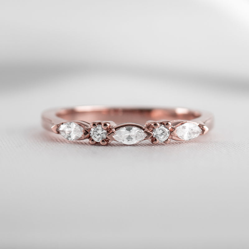 The Blake Marquise Diamond Ring - Lisa Robin