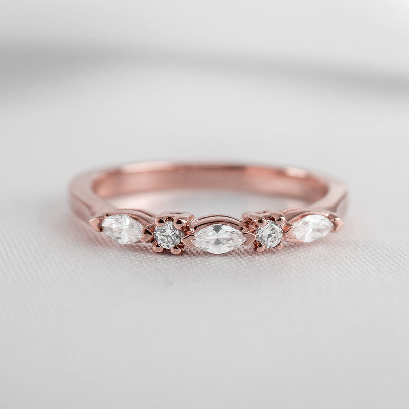 The Blake Marquise Diamond Ring - Lisa Robin