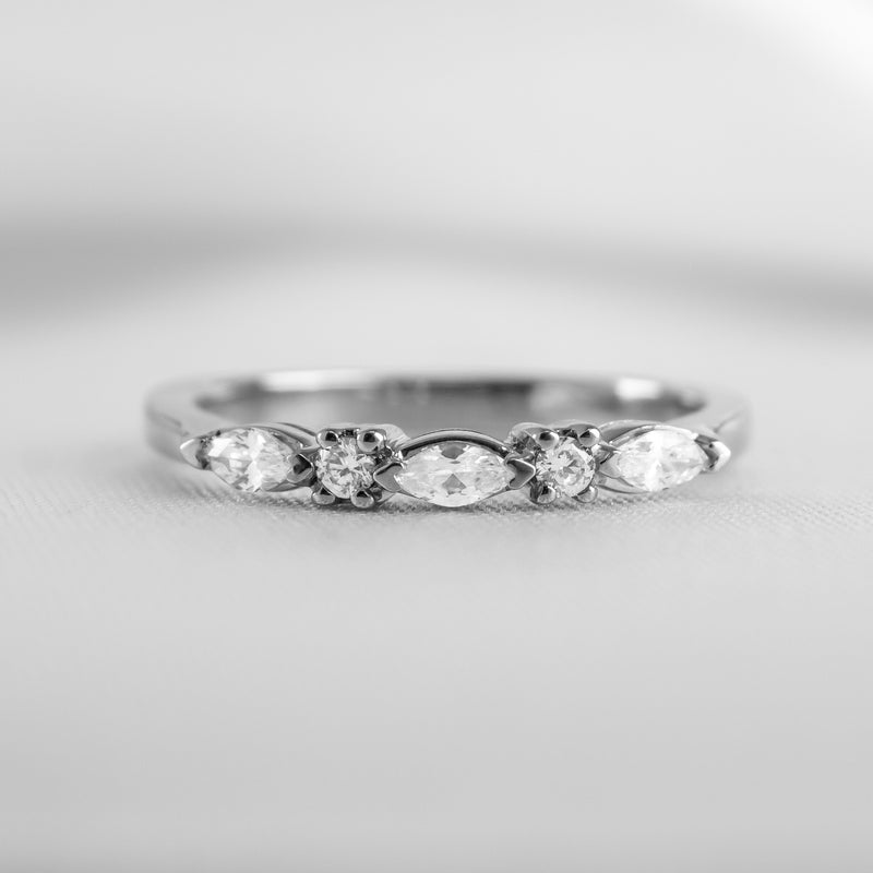 The Blake Marquise Diamond Ring - Lisa Robin