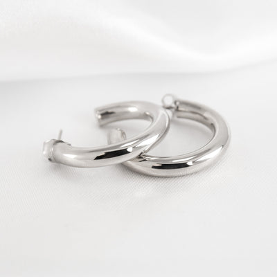 Bold Gold Hoop Earrings- 4 Sizes