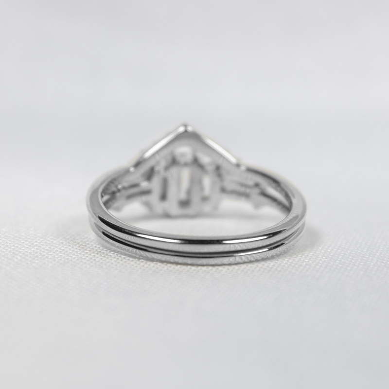 The Brooklyn Art Deco Diamond Wedding Set | Lisa Robin