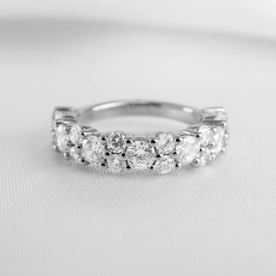 The Channing Diamond Wedding Ring | Lisa Robin#color_platinum
