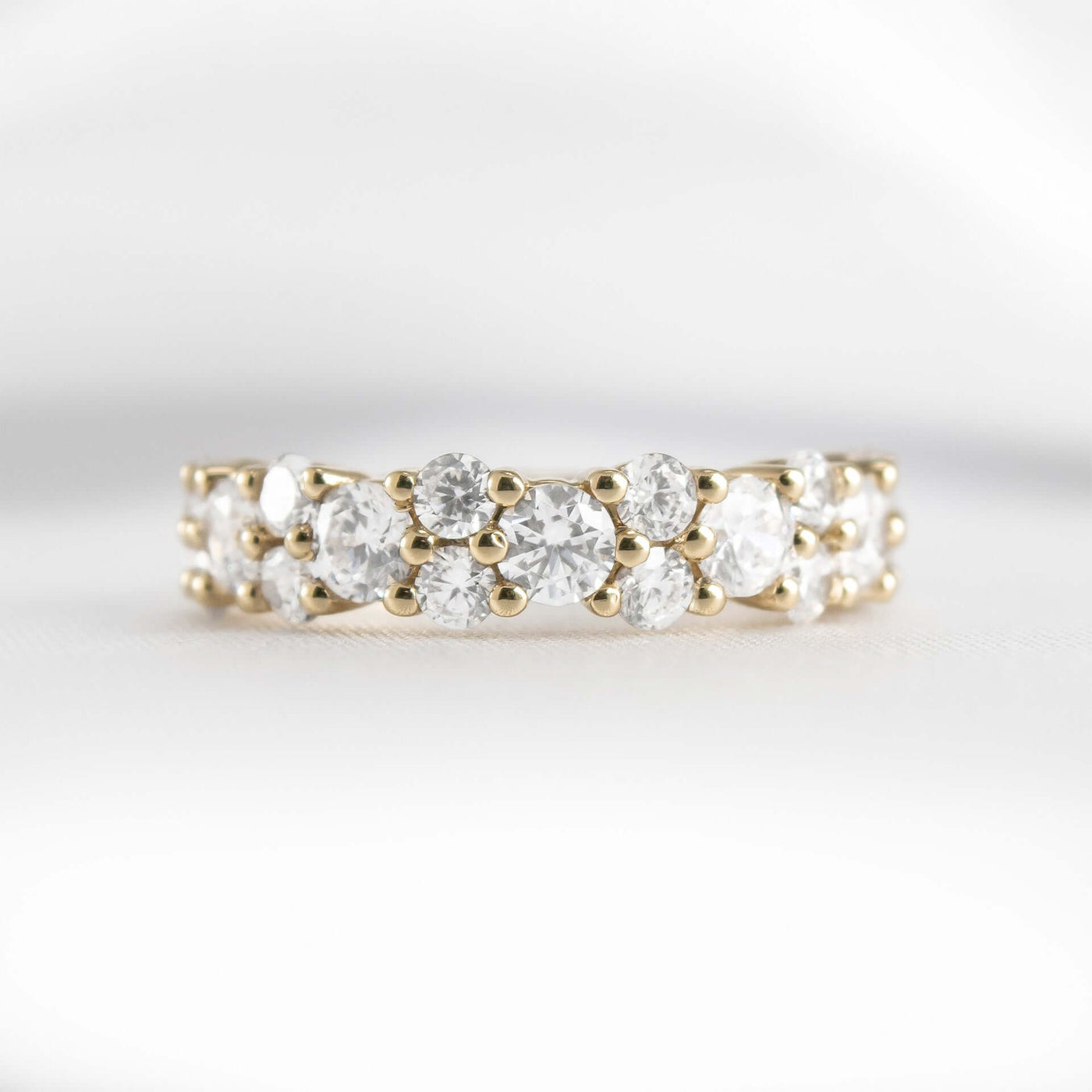 The Channing Diamond Wedding Ring | Lisa Robin#color_14k-yellow-gold