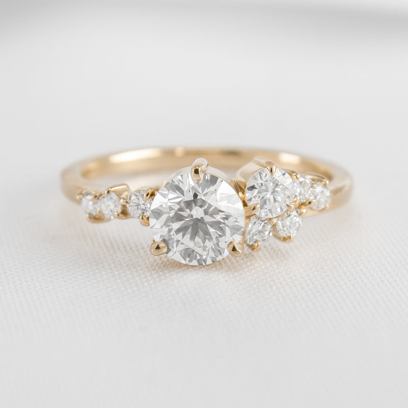 The Chloe Diamond Cluster Engagement Ring | Lisa Robin