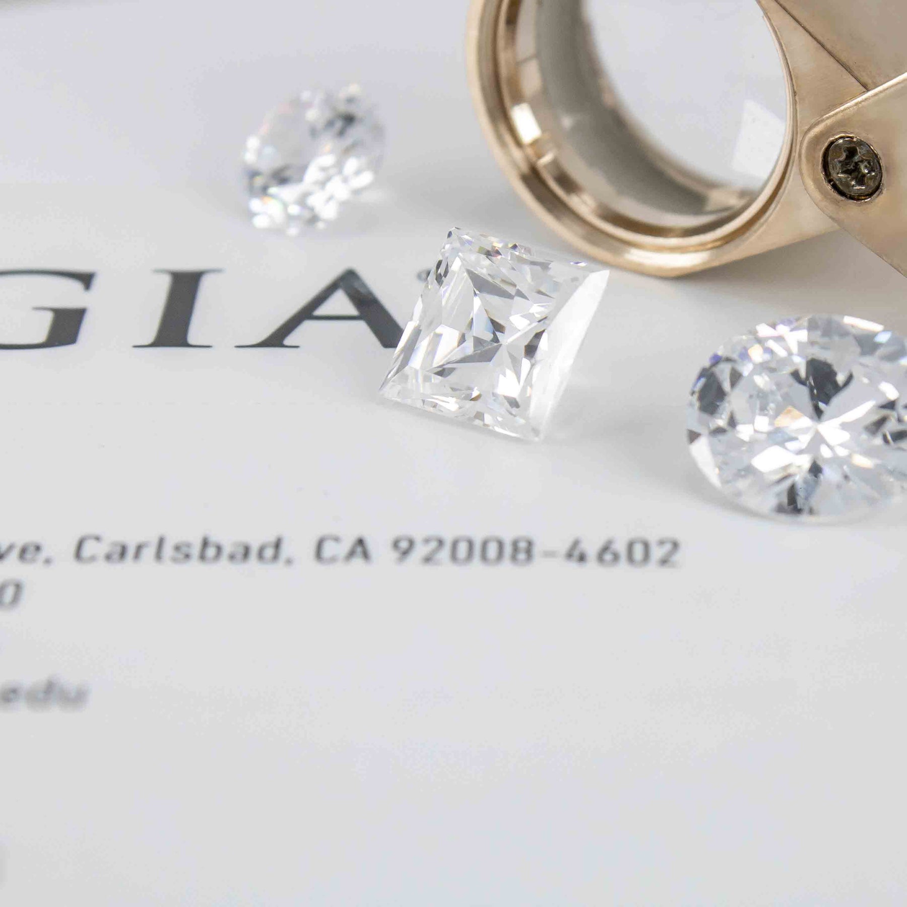 Diamonds with Gia Certificate and Loupe | Lisa Robin