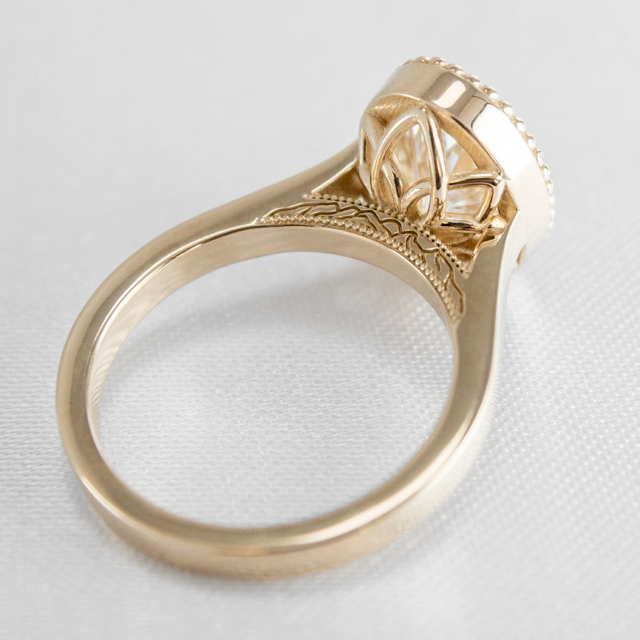 The Sophia Marquise Accented Diamond Engagement Ring