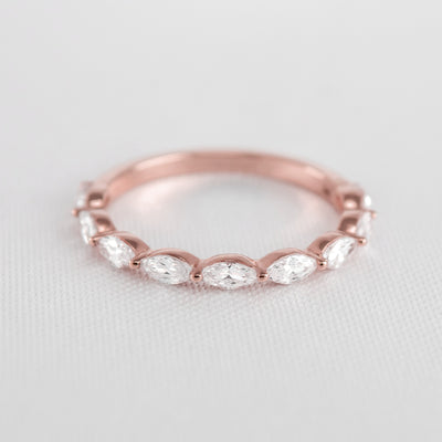 The Finley Marquise Diamond Wedding Ring - Lisa Robin