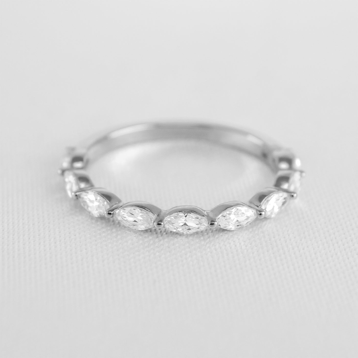 The Finley Marquise Diamond Wedding Ring - Lisa Robin