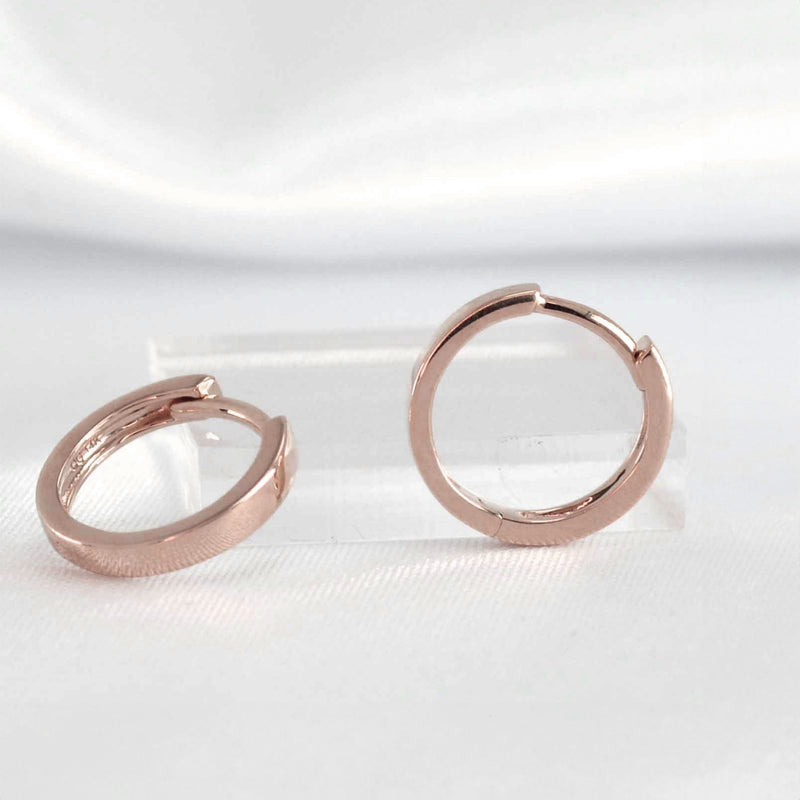 Gold Huggie Hoop Earrings- Sizes Lisa Robin - Main Image