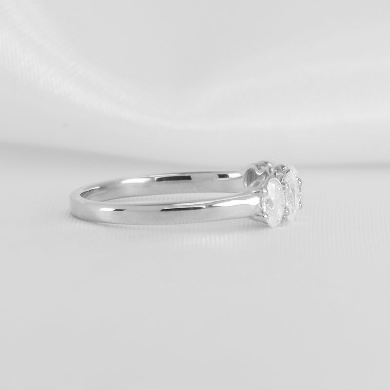 The Guthrie Five Stone Oval Diamond Engagement Ring | Lisa Robin