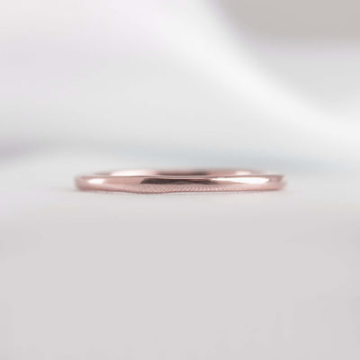The Jamie Dome Wedding Ring | Lisa Robin#color_14k-rose-gold