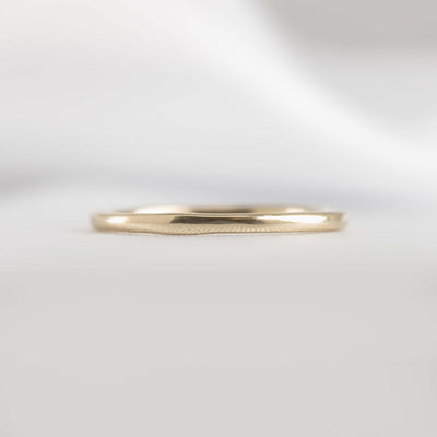 The Jamie Dome Wedding Ring | Lisa Robin#color_10k-yellow-gold