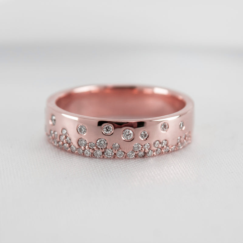 The Jordan Scatter Diamond Wedding Ring | Lisa Robin