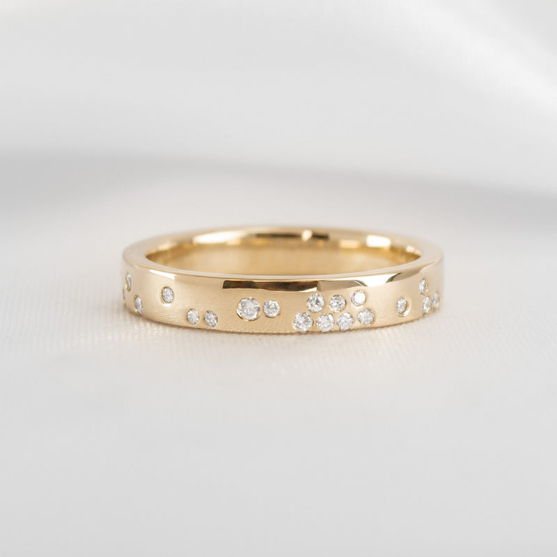 The Jordan Narrow Scatter Diamond Ring | Lisa Robin