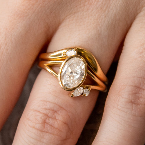 The Kallely Bezel Diamond Engagement Ring