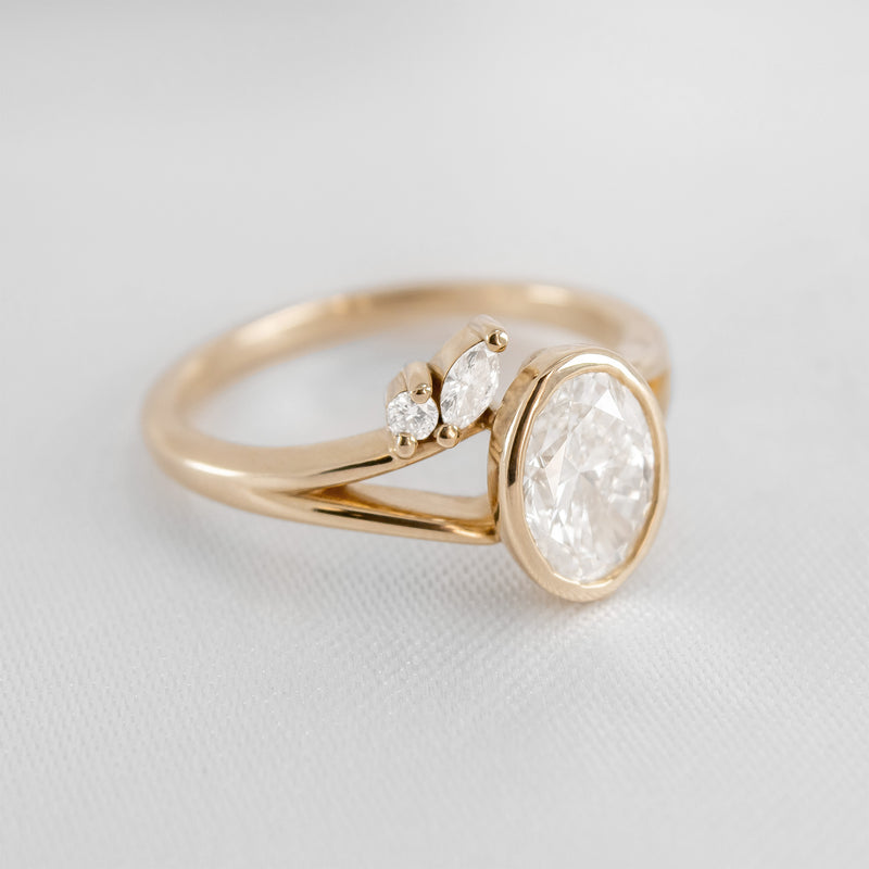 Shown in 1.50 carat*The Kallely Bezel Engagement Ring | Lisa Robin