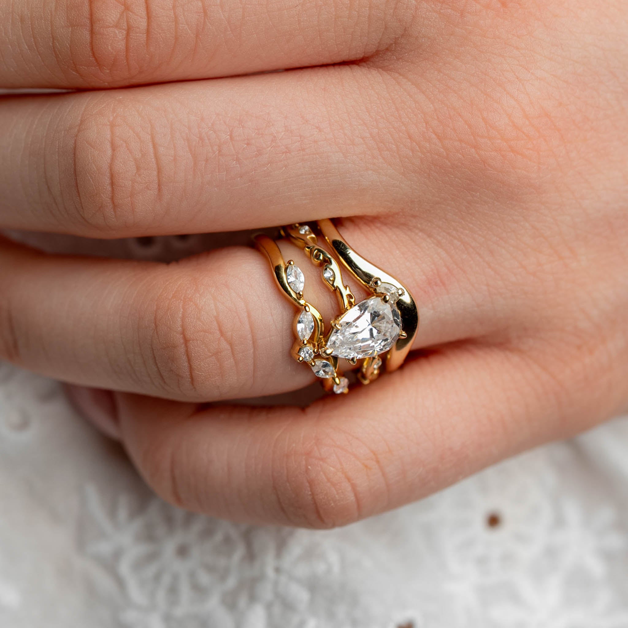 The Kallely Bezel Diamond Engagement Ring
