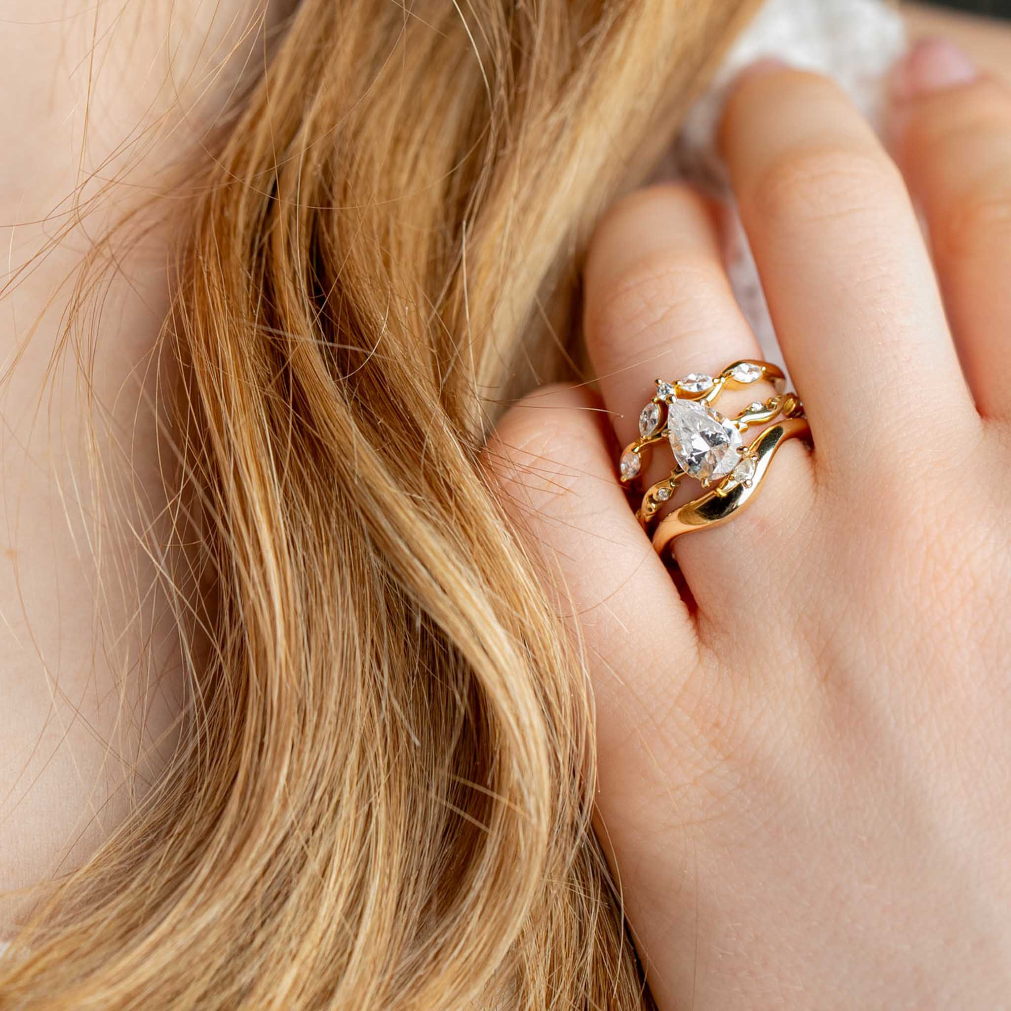 The Kallely Bezel Diamond Engagement Ring