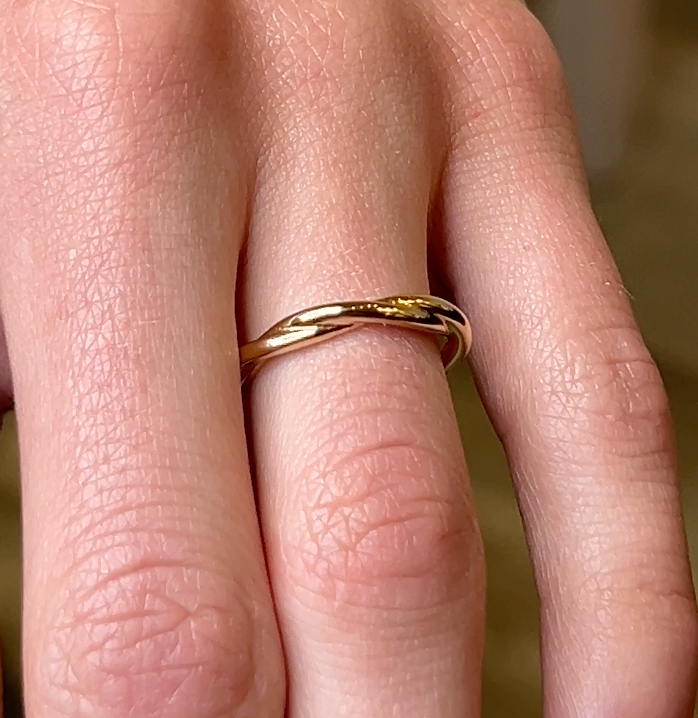 The Leland Twist Wedding Ring