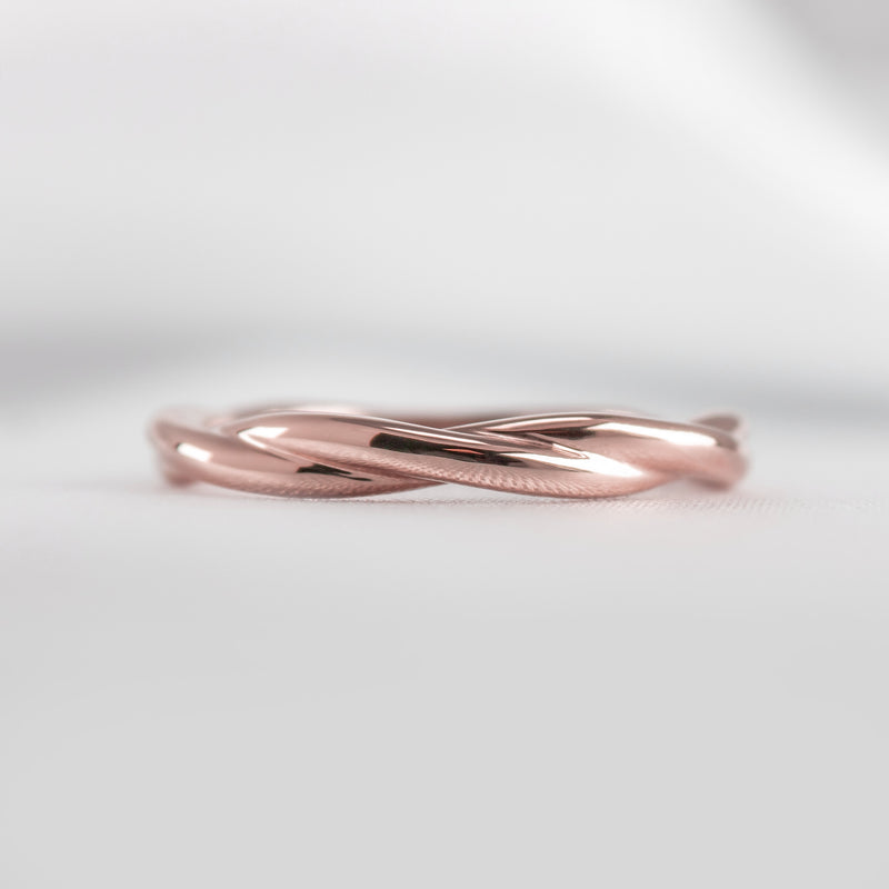 The Leland Twist Wedding Ring - Lisa Robin