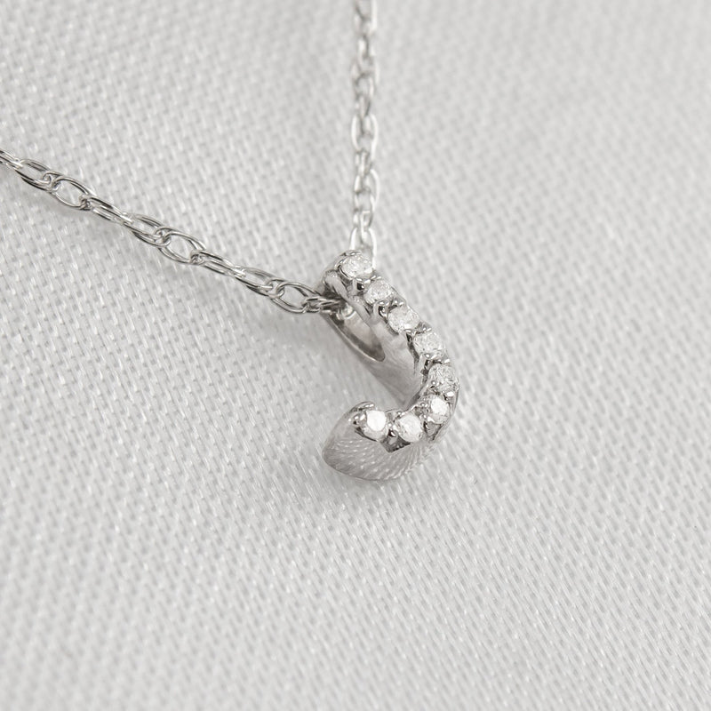 Petite Diamond Initial Pendant Necklace - Lisa Robin