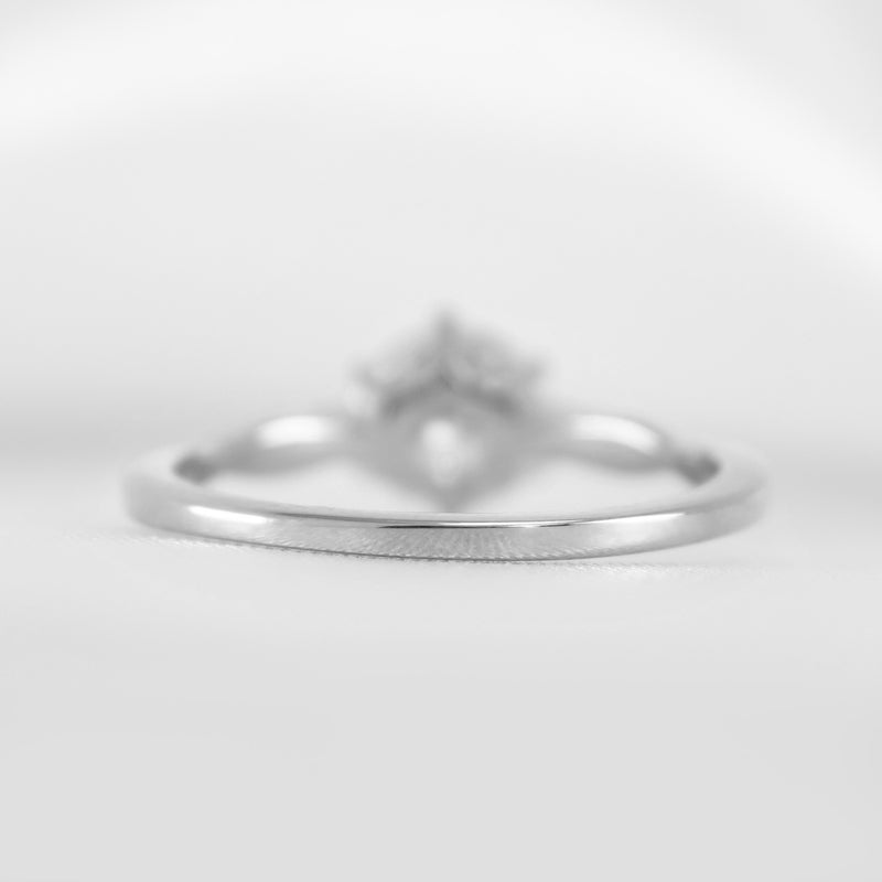 Shown in 1.0 Carat Diamond* The Liana Delicate Twist Engagement Ring | Lisa Robin