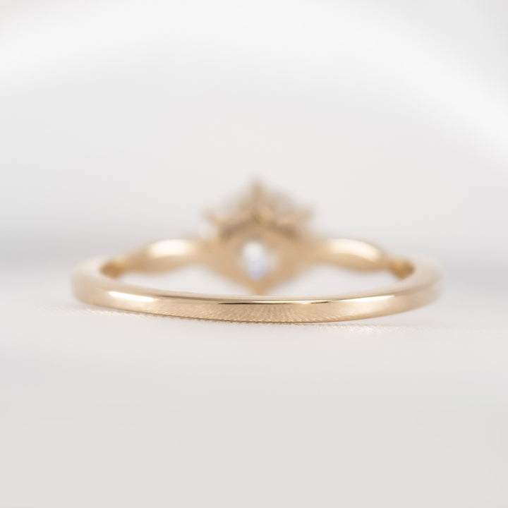 The Liana Delicate Diamond Twist Engagement Ring | Lisa Robin